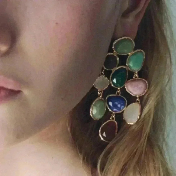 Zara Jewelry - Zara Resin Stone Earrings